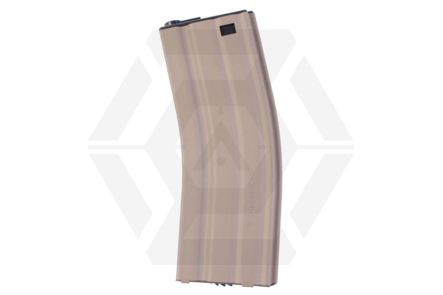 G&G AEG Mag for M4 450rds (Tan) - Main Image © Copyright Zero One Airsoft