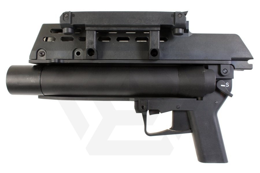 S&T Undermount Grenade Launcher for G39 (Black) - Main Image © Copyright Zero One Airsoft