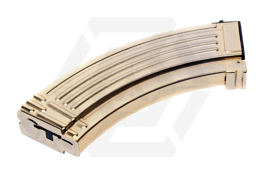 G&G AEG Mag for AK 600rds (Gold) - Main Image © Copyright Zero One Airsoft