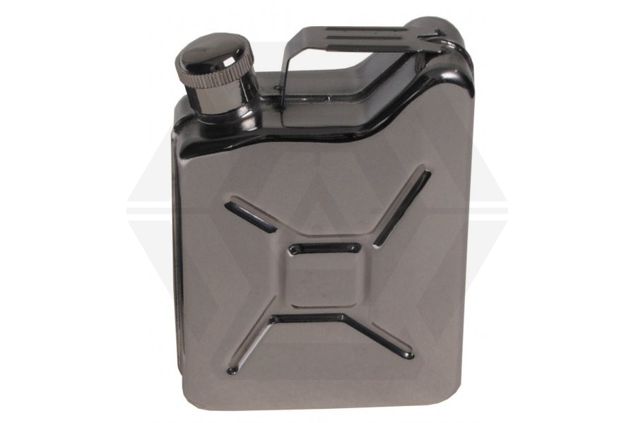 MFH Stainless Steel Jerry Can Style Hip Flask - Main Image © Copyright Zero One Airsoft