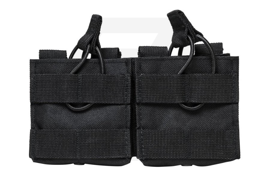 NCS VISM MOLLE Double Mag Pouch for .308 & 7.62 (Black) - Main Image © Copyright Zero One Airsoft