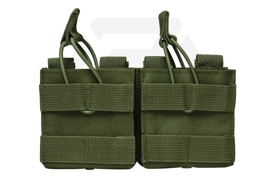 NCS VISM MOLLE Double Mag Pouch for .308 & 7.62 (Olive) - Main Image © Copyright Zero One Airsoft