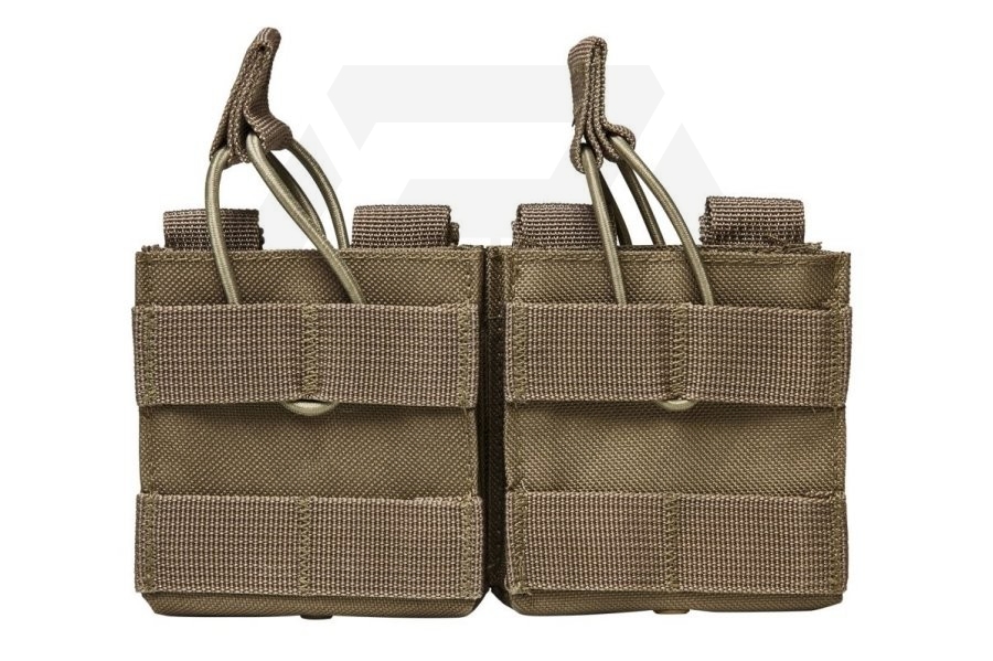 NCS VISM MOLLE Double Mag Pouch for .308 & 7.62 (Tan) - Main Image © Copyright Zero One Airsoft