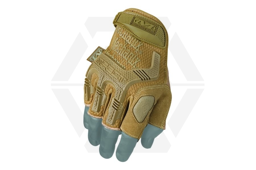 Mechanix M-Pact Fingerless Gloves (Coyote) - Size Extra Large - Main Image © Copyright Zero One Airsoft