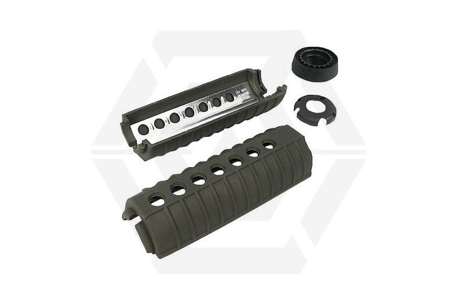 King Arms M4 Handguard (Olive) - Main Image © Copyright Zero One Airsoft