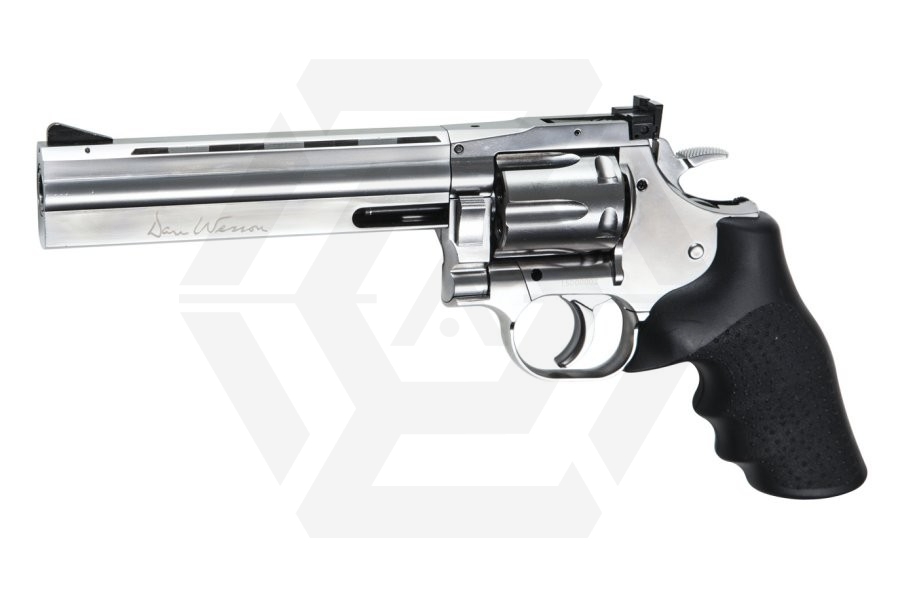 ASG CO2 Dan Wesson 715 Revolver 6" (Silver) - Main Image © Copyright Zero One Airsoft