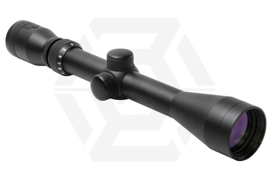 NCS 3-9x40 Scope with P4 Sniper Reticule & 20mm Mount Rings - Main Image © Copyright Zero One Airsoft