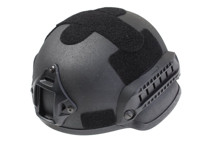MFH ABS MICH 2002 Helmet (Black) - Main Image © Copyright Zero One Airsoft