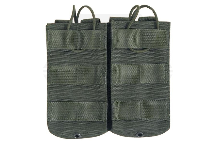 Viper MOLLE Quick Release Double Mag Pouch (Olive) - Main Image © Copyright Zero One Airsoft
