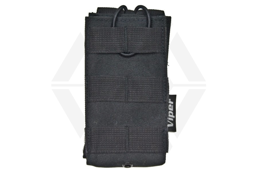 Viper MOLLE Quick Release Single Mag Pouch (Black) - Main Image © Copyright Zero One Airsoft