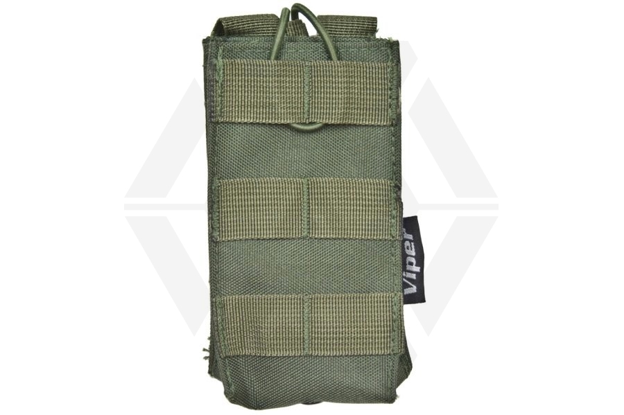 Viper MOLLE Quick Release Single Mag Pouch (Olive) - Main Image © Copyright Zero One Airsoft
