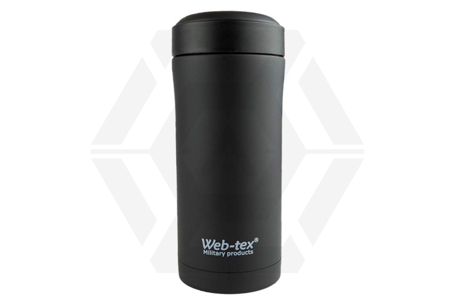 Web-Tex Ammo Pouch Flask (Black) - Main Image © Copyright Zero One Airsoft