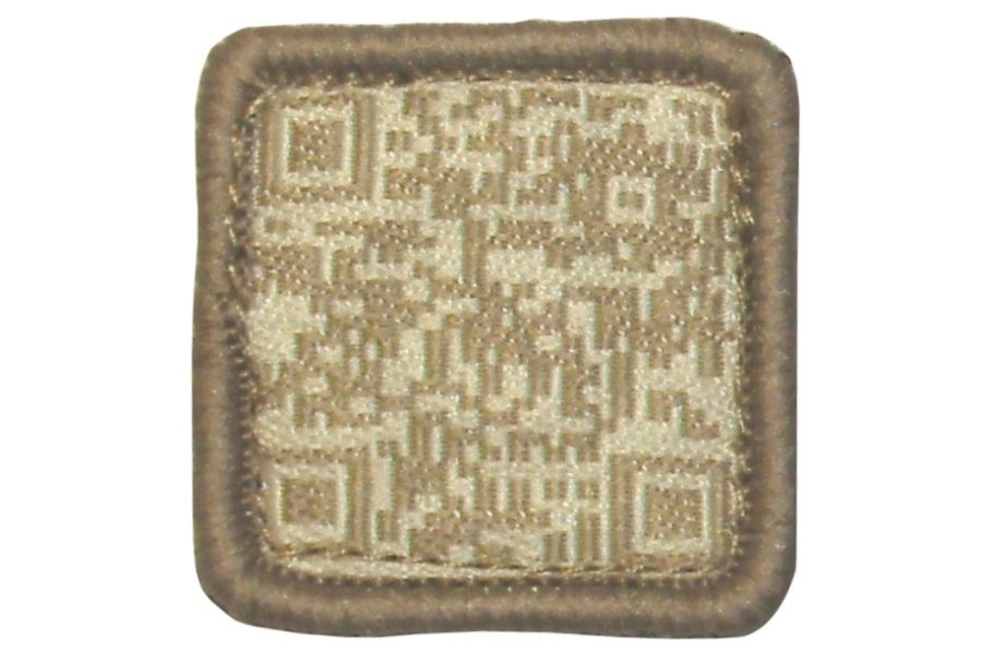 TMC Velcro Patch "QR Code" (Khaki) - Main Image © Copyright Zero One Airsoft