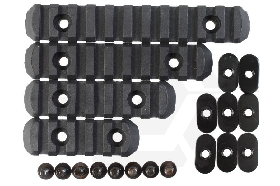 Element 20mm RIS Set for MOE Style Handguard (Black) - Main Image © Copyright Zero One Airsoft