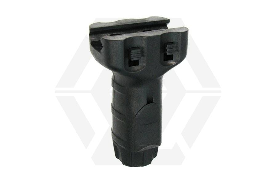 King Arms Tango Down Stubby Vertical Grip for RIS (Black) - Main Image © Copyright Zero One Airsoft