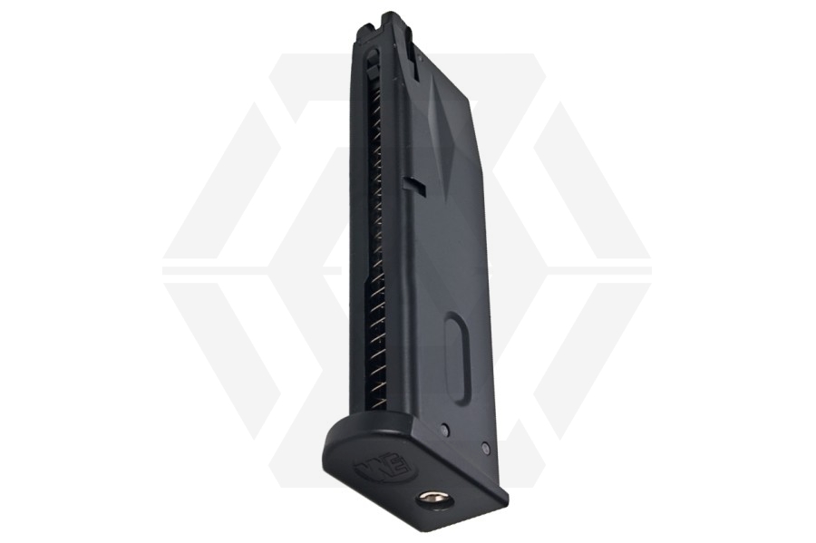 WE GBB Mag for M92 25rds (Black) - Main Image © Copyright Zero One Airsoft