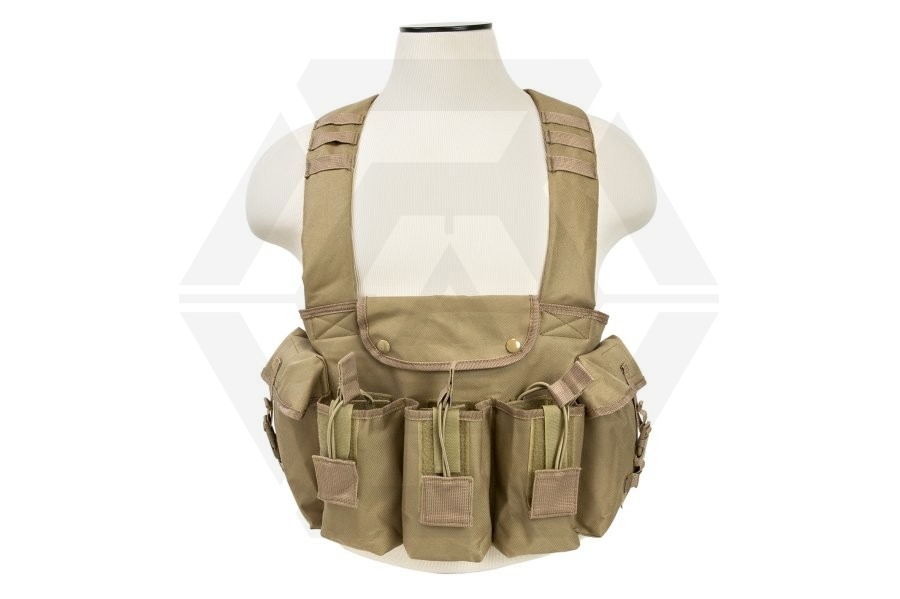 NCS VISM Chest Rig (Tan) - Main Image © Copyright Zero One Airsoft