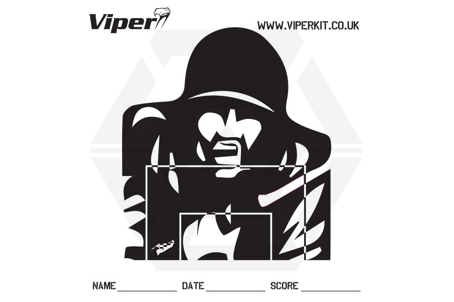 Viper Paper Targets Pack of 100 - Main Image © Copyright Zero One Airsoft