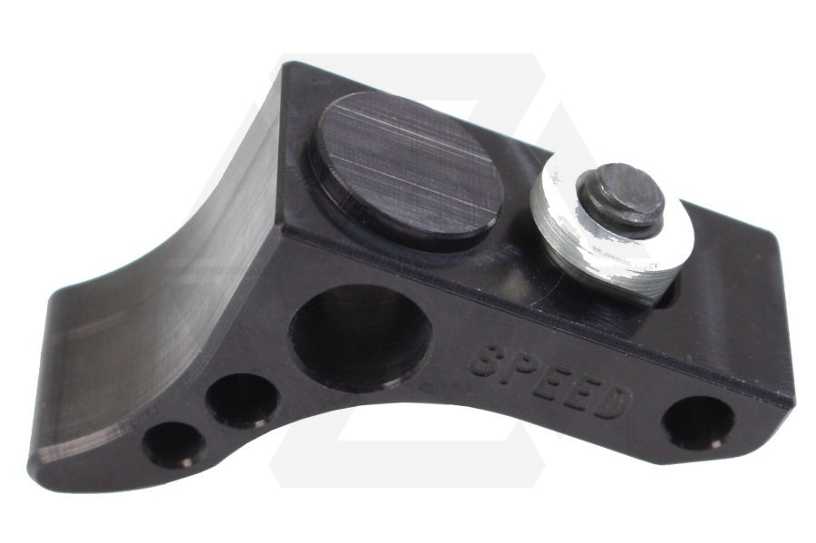 Speed Airsoft Curved Front Stop for KeyMod (Black) - Main Image © Copyright Zero One Airsoft