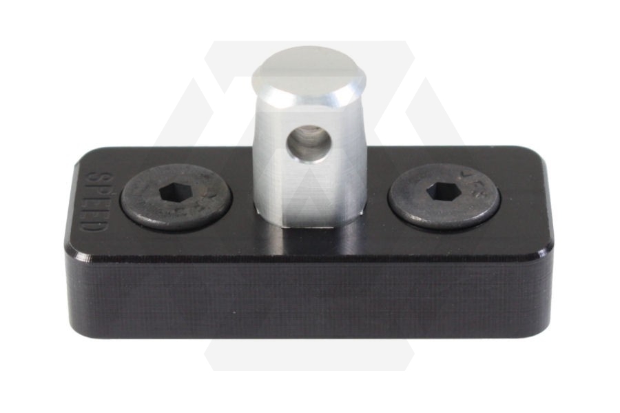 Speed Airsoft Sling Swivel Stud/Bipod Adaptor for KeyMod (Black) - Main Image © Copyright Zero One Airsoft