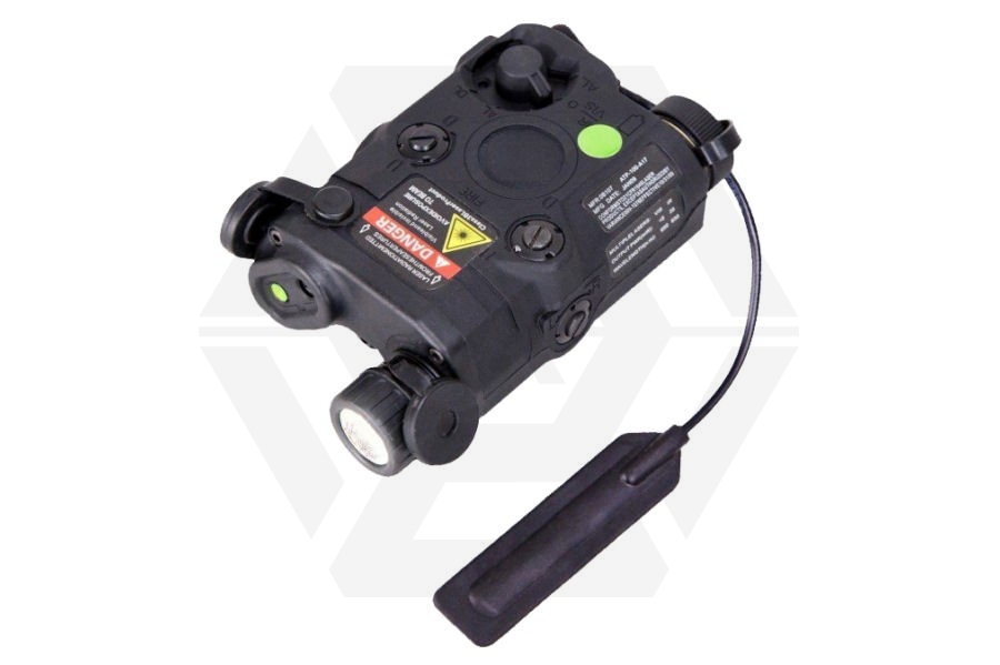 Matrix PEQ-15 Red Laser & LED Illuminator with Pressure Switch (Black) - Main Image © Copyright Zero One Airsoft
