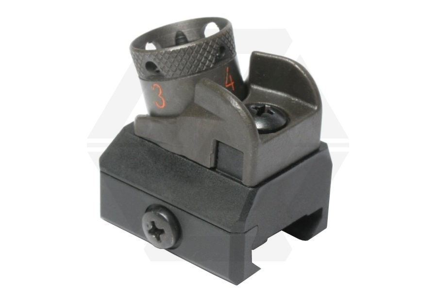 G&G 20mm RIS Rear Sight T416 Style - Main Image © Copyright Zero One Airsoft