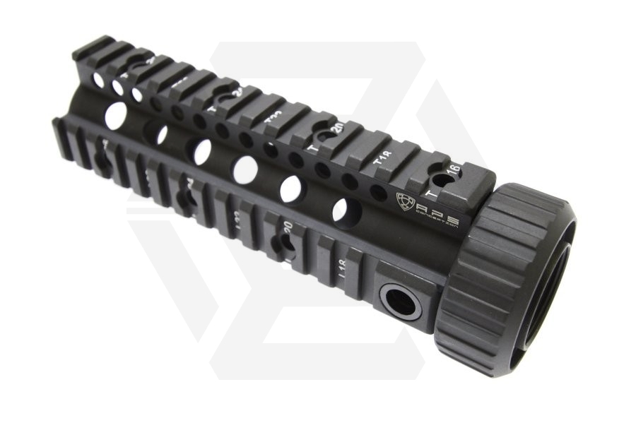 APS 20mm RIS Foregrip for M4 ARMATUS Free-Floating (Black) - Main Image © Copyright Zero One Airsoft