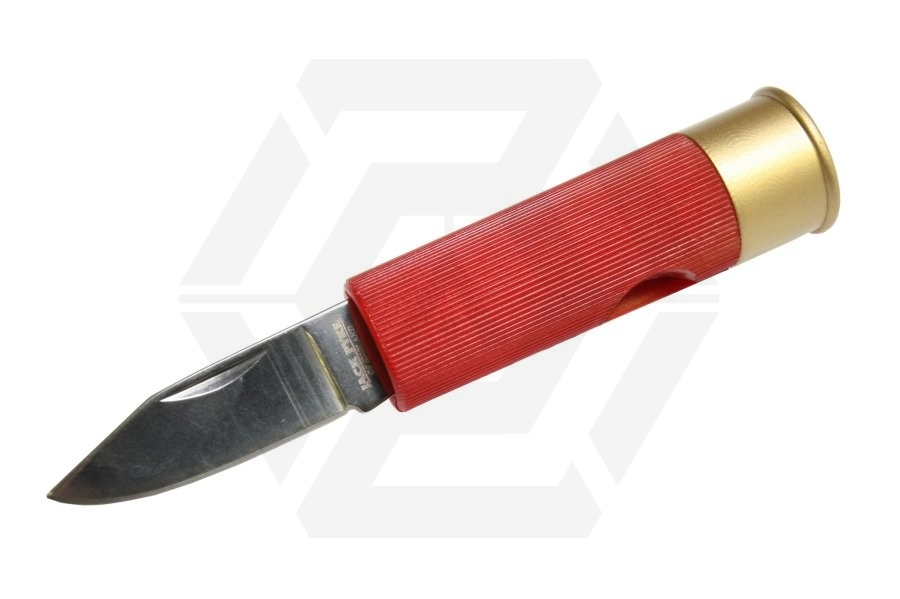 Jack Pyke Shotgun Shell Knife (Red) - Main Image © Copyright Zero One Airsoft
