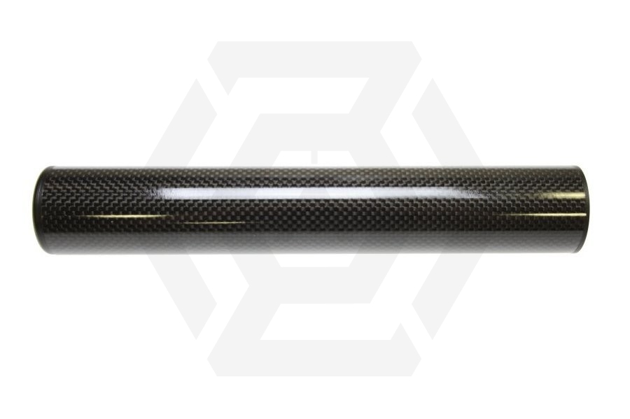 King Arms Carbon Fibre Suppressor 14mm CW/CCW 41 x 245mm - Main Image © Copyright Zero One Airsoft