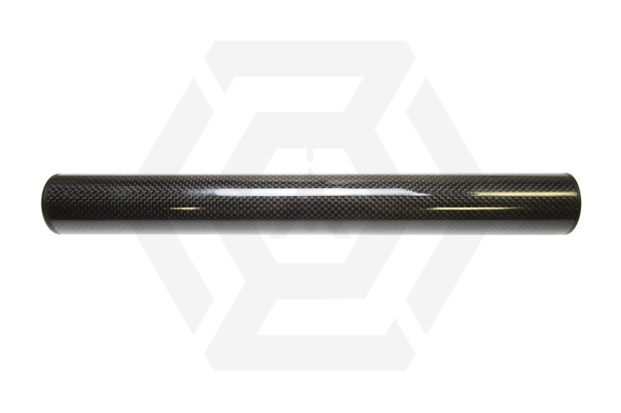 King Arms Carbon Fibre Suppressor 14mm CW/CCW 41 x 335mm - Main Image © Copyright Zero One Airsoft