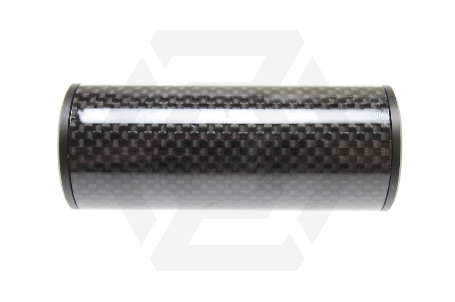 King Arms Carbon Fibre Suppressor 14mm CW/CCW 35 x 85mm - Main Image © Copyright Zero One Airsoft