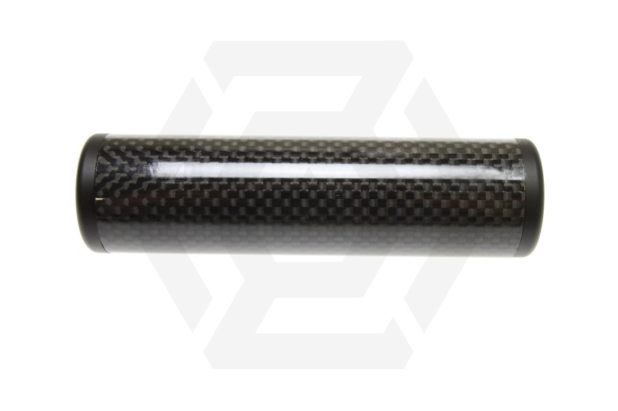 King Arms Carbon Fibre Suppressor 14mm CW/CCW 30 x 110mm - Main Image © Copyright Zero One Airsoft
