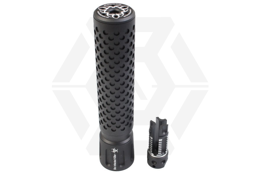 G&P QD Bio-Infected Silencer with Flash Hider - Main Image © Copyright Zero One Airsoft