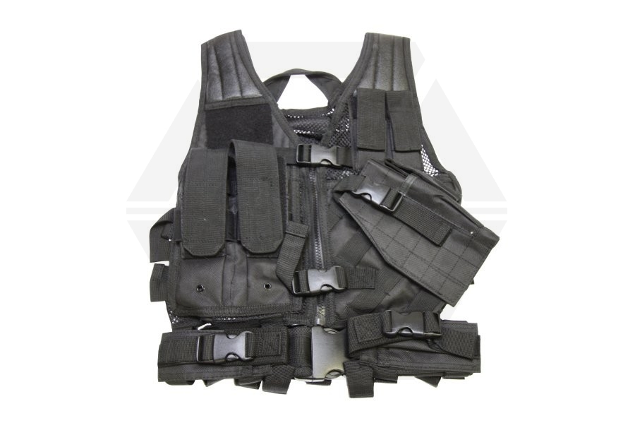 NCS VISM Kids Tactical Vest (Black) - Main Image © Copyright Zero One Airsoft