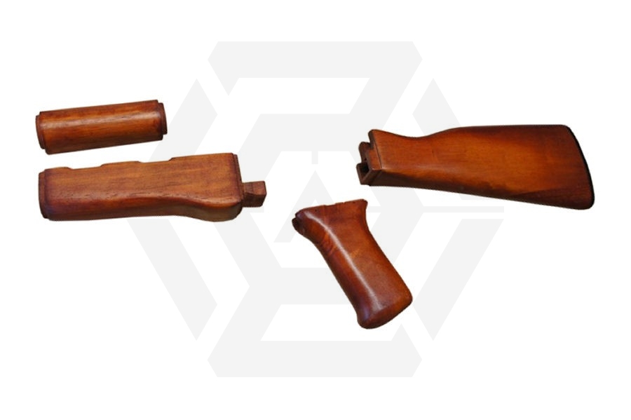 APS AK74 Wooden Grip & Stock Set Zero One Airsoft