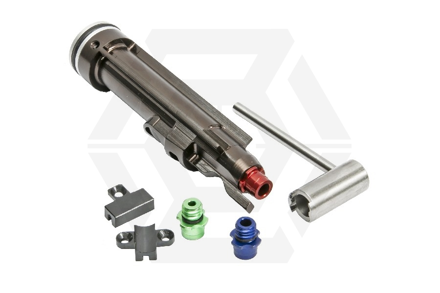 RA-TECH Aluminium Nozzle with Magnetic Locking NPAS Set for WE SCAR - Main Image © Copyright Zero One Airsoft