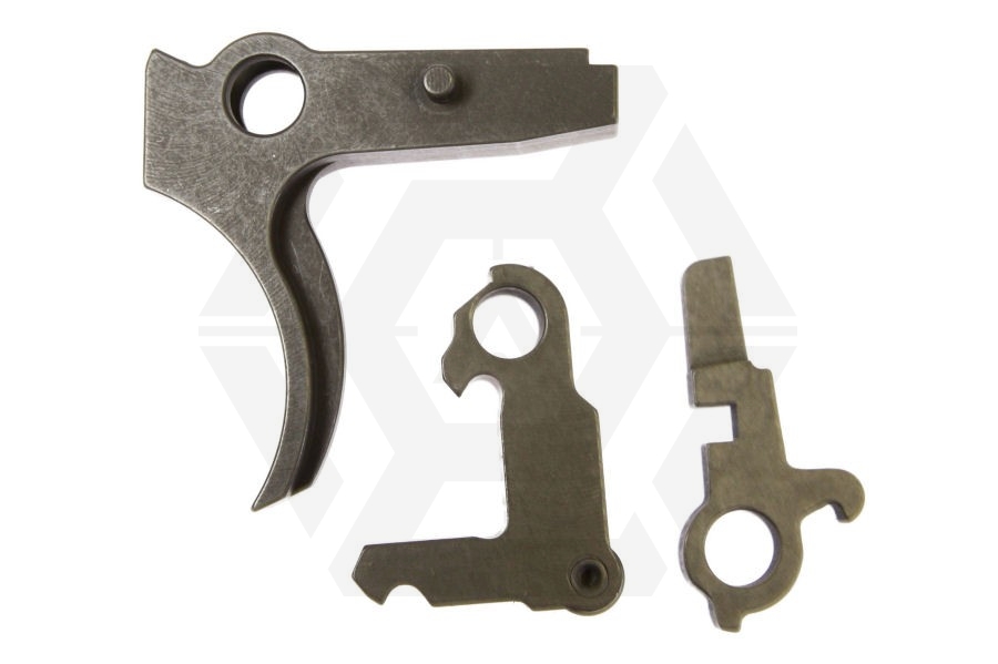RA-TECH Steel CNC Trigger Set for WE M4/M16/XM177/T416/PDW - Main Image © Copyright Zero One Airsoft