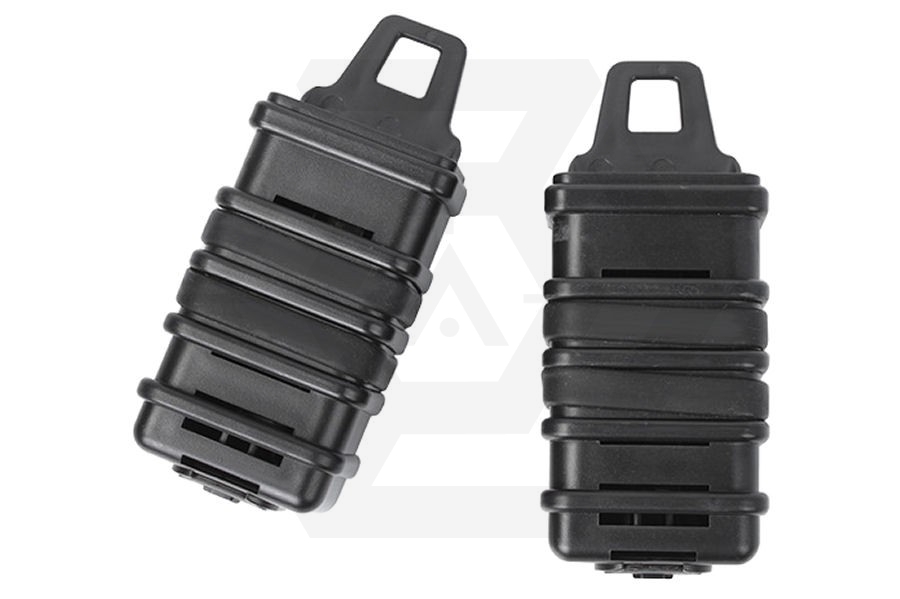 FMA MOLLE PM7 Fast Magazine Pouch - Set of 2 (Black) - Main Image © Copyright Zero One Airsoft